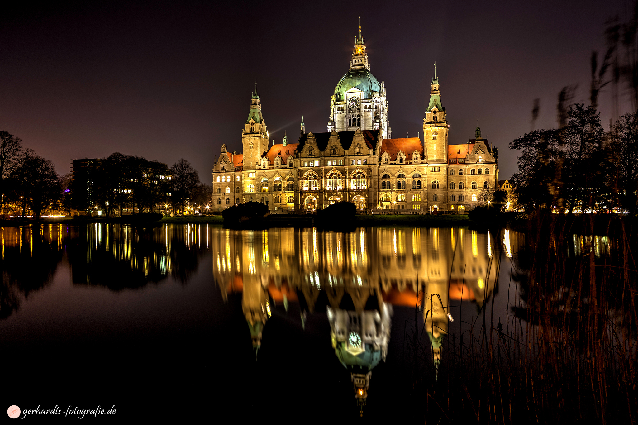 Neues Rathaus Hannover bei Nacht | Fotograf Hannover